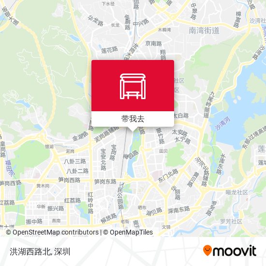 洪湖西路北地图