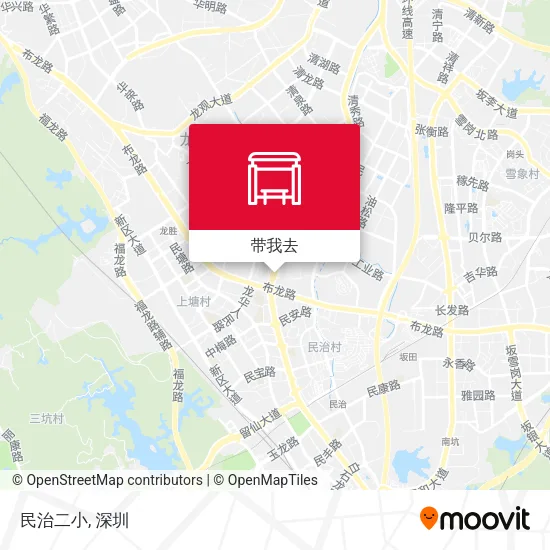 民治二小地图