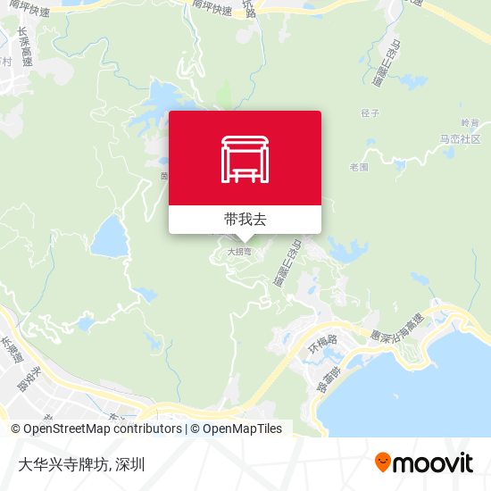 大华兴寺牌坊地图