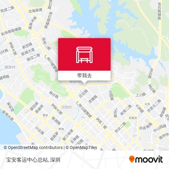 宝安客运中心总站地图
