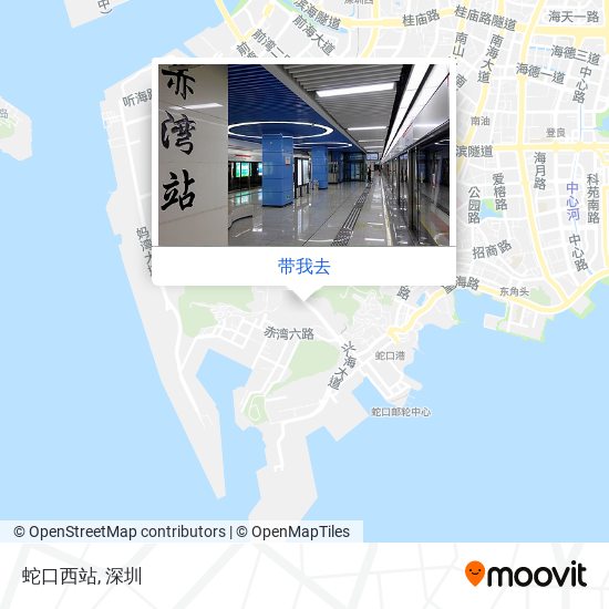 蛇口西站地图