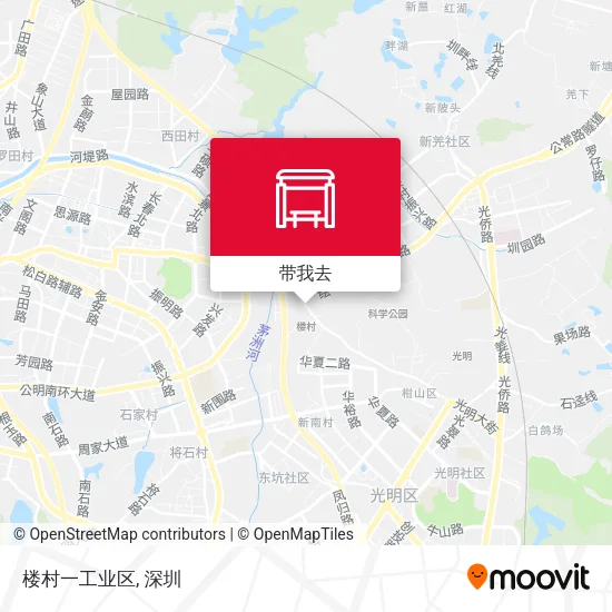 楼村一工业区地图
