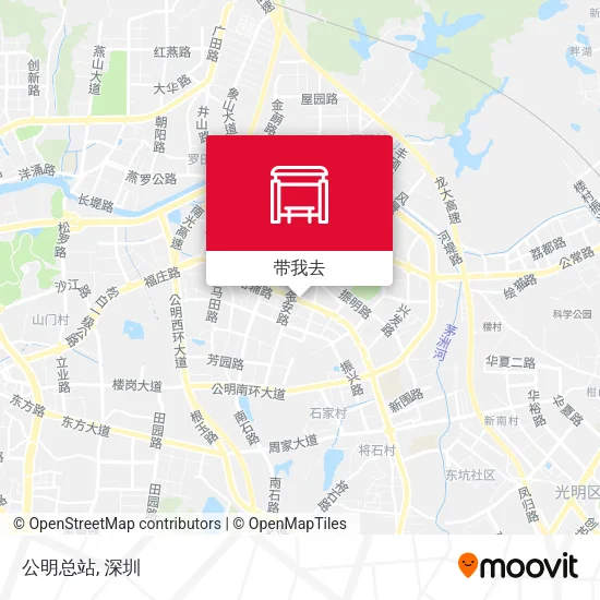 公明总站地图