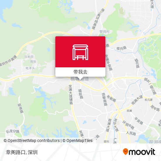 章阁路口地图