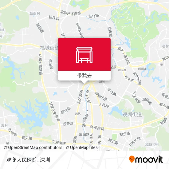 观澜人民医院地图