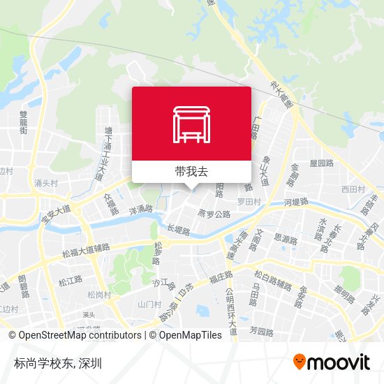 标尚学校东地图
