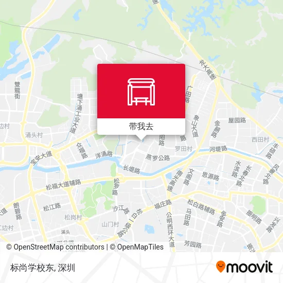 标尚学校东地图
