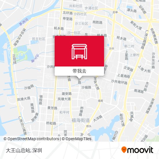 大王山总站地图