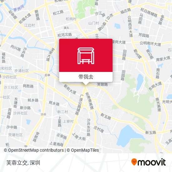 芙蓉立交地图