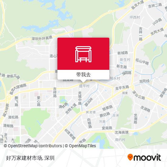 好万家建材市场地图