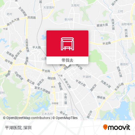 平湖医院地图