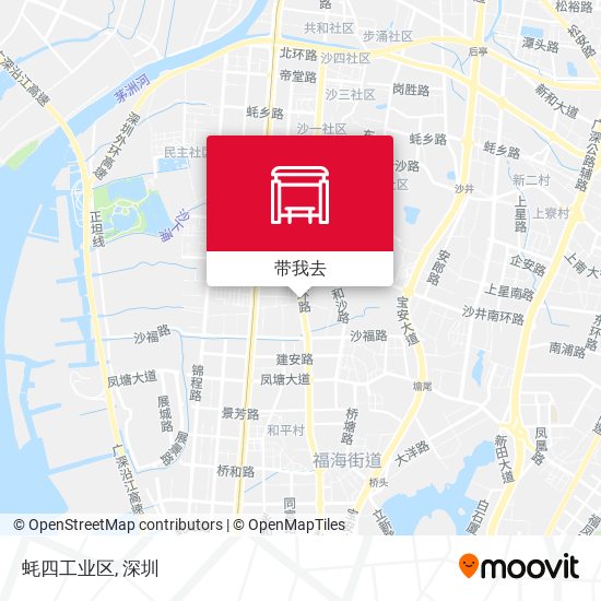 蚝四工业区地图