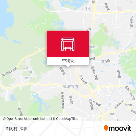 章阁村地图