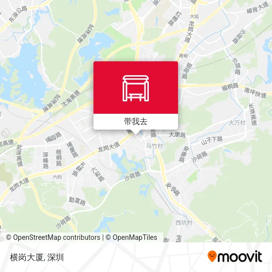 横岗大厦地图