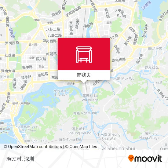 渔民村地图