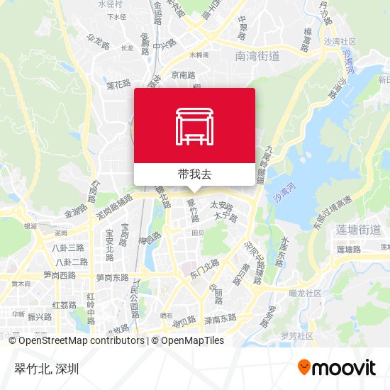 翠竹北地图