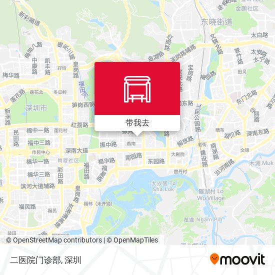 二医院门诊部地图
