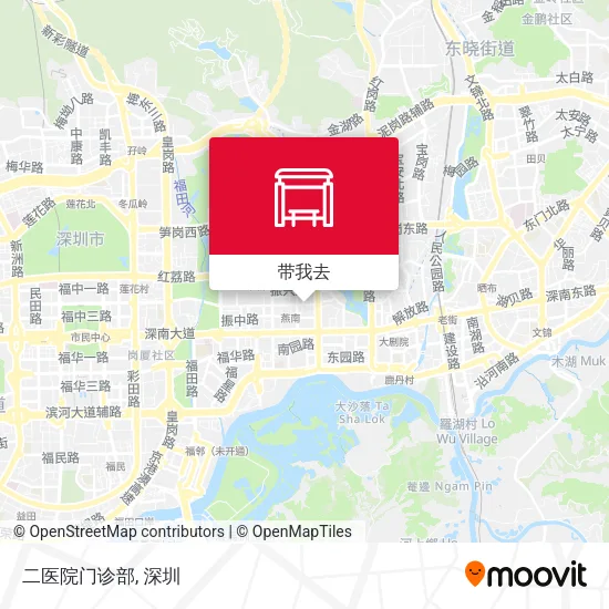二医院门诊部地图