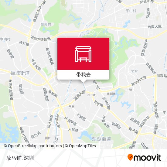 放马铺地图