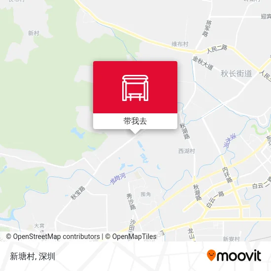 新塘村地图