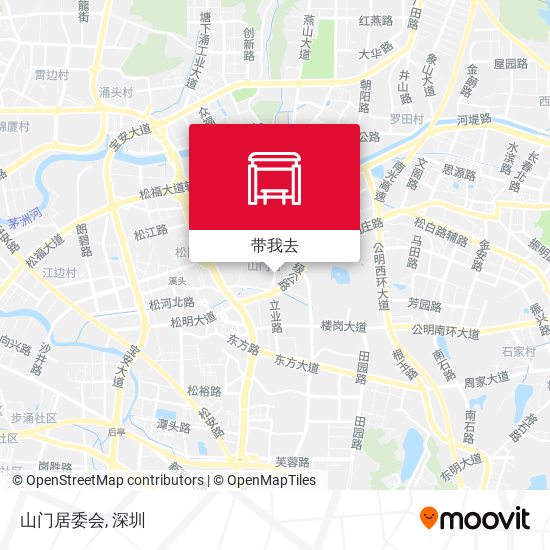 山门居委会地图