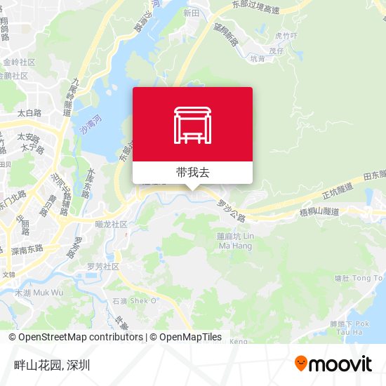 畔山花园地图