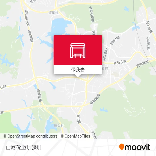 山城商业街地图