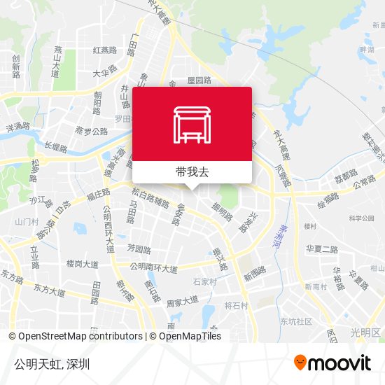 公明天虹地图