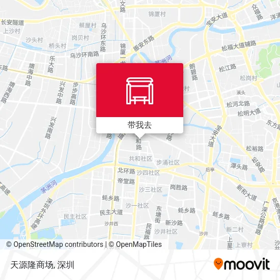 天源隆商场地图