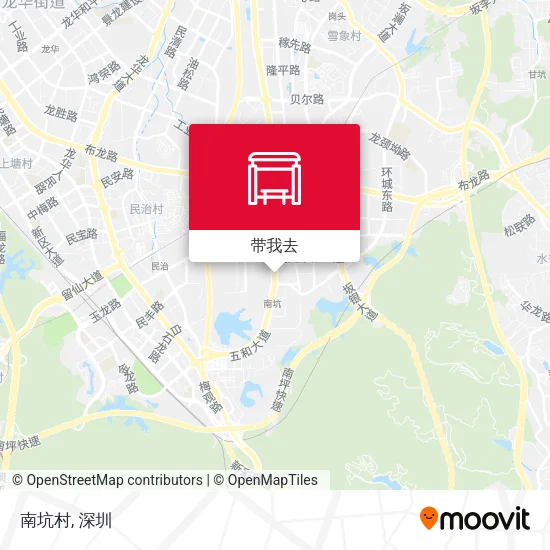 南坑村地图
