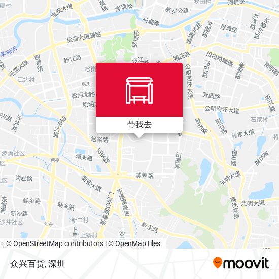 众兴百货地图