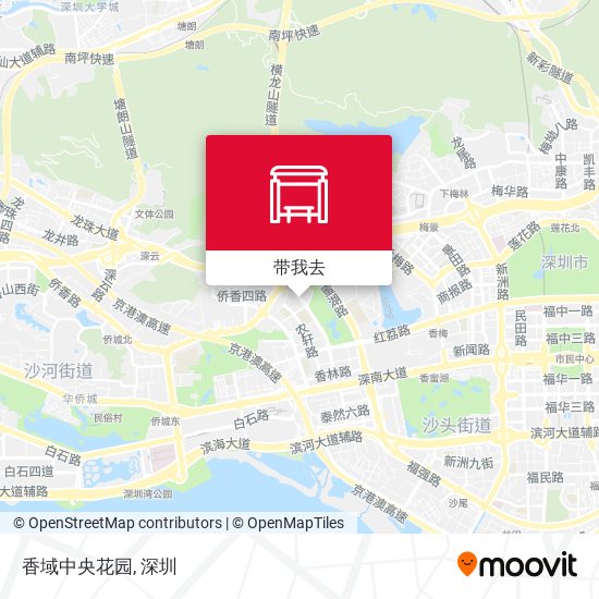 香域中央花园地图