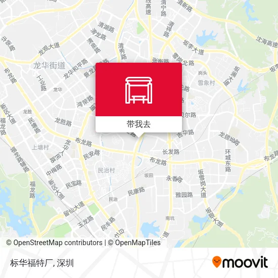 标华福特厂地图