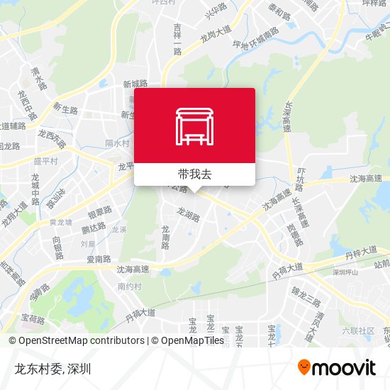 龙东村委地图