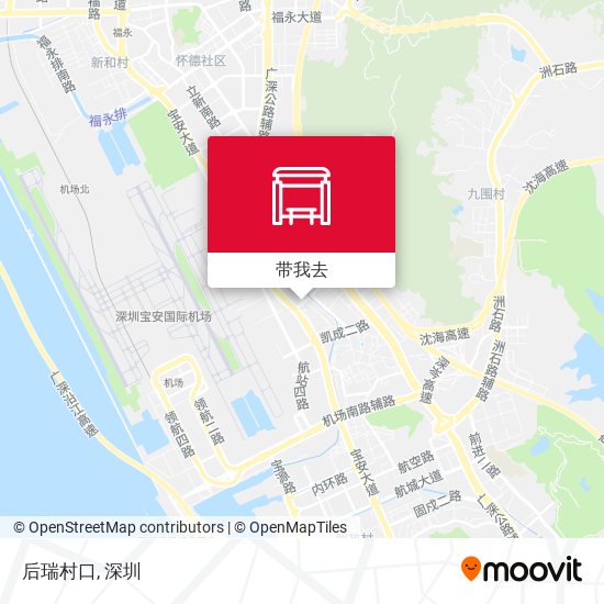 后瑞村口地图