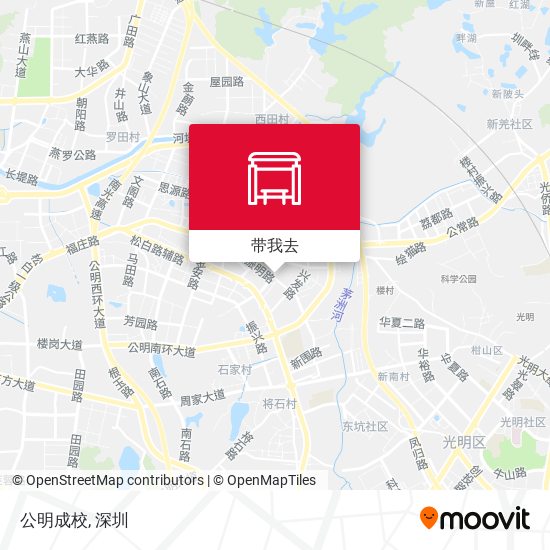 公明成校地图