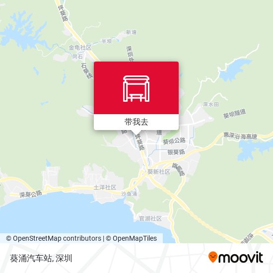 葵涌汽车站地图