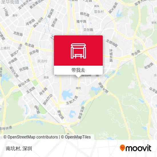 南坑村地图