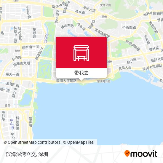 滨海深湾立交地图