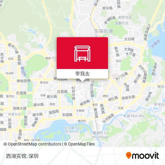 西湖宾馆地图