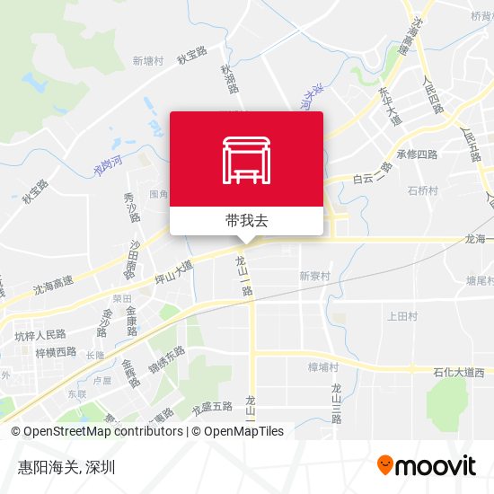 惠阳海关地图