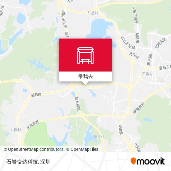 石岩奋达科技地图