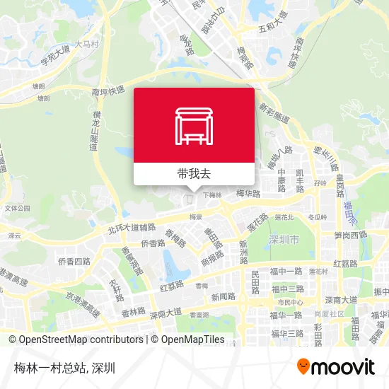 梅林一村总站地图