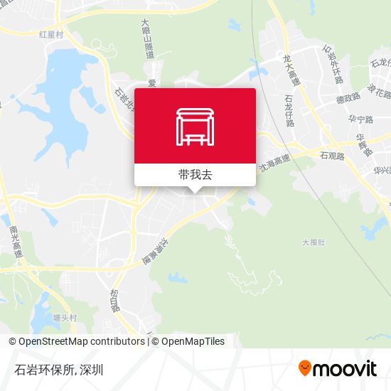 石岩环保所地图