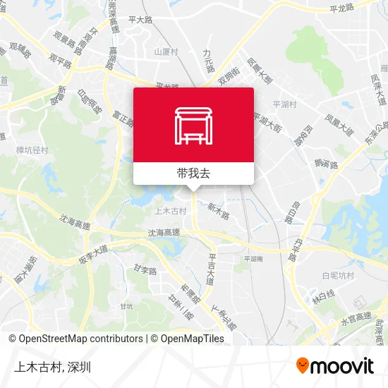 上木古村地图