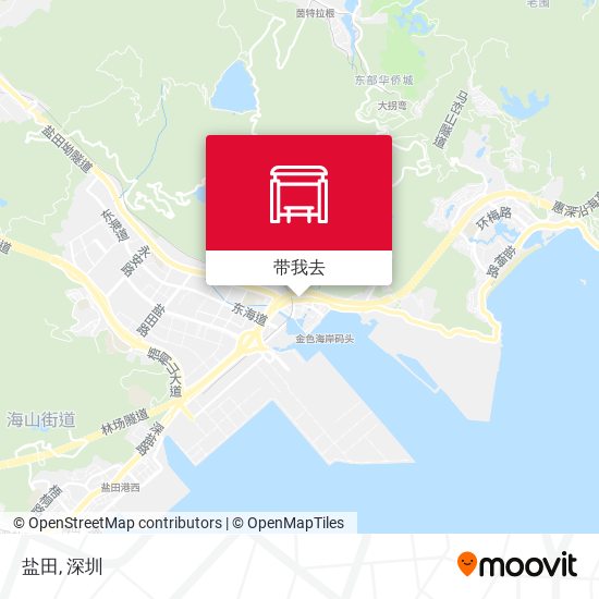 盐田地图