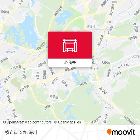横岗街道办地图
