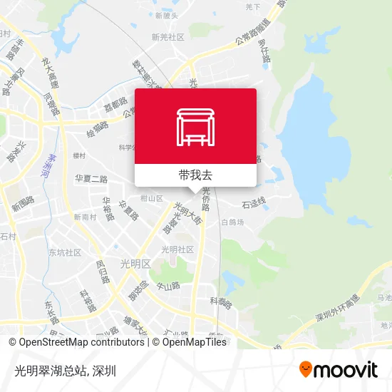 光明翠湖总站地图