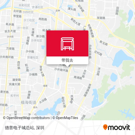 德普电子城总站地图