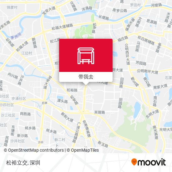 松裕立交地图